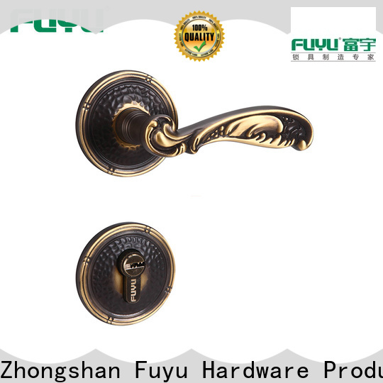 FUYU plain wholesale brass door lock suppliers for residential