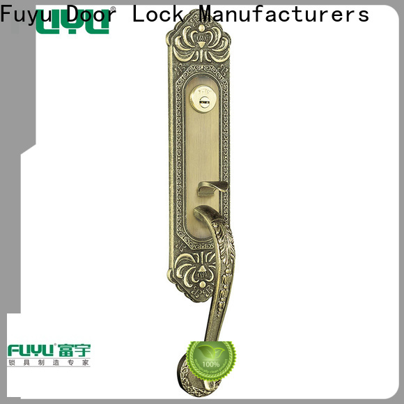 FUYU villa zinc alloy entry door lock with latch for entry door