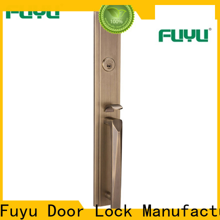 FUYU china american style zinc alloy door lock with latch for mall