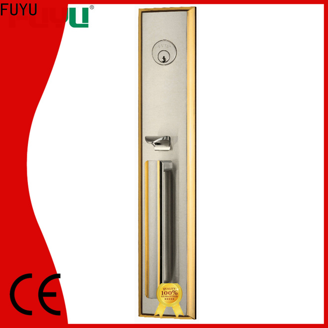 FUYU iron home depot entry locks with latch for entry door