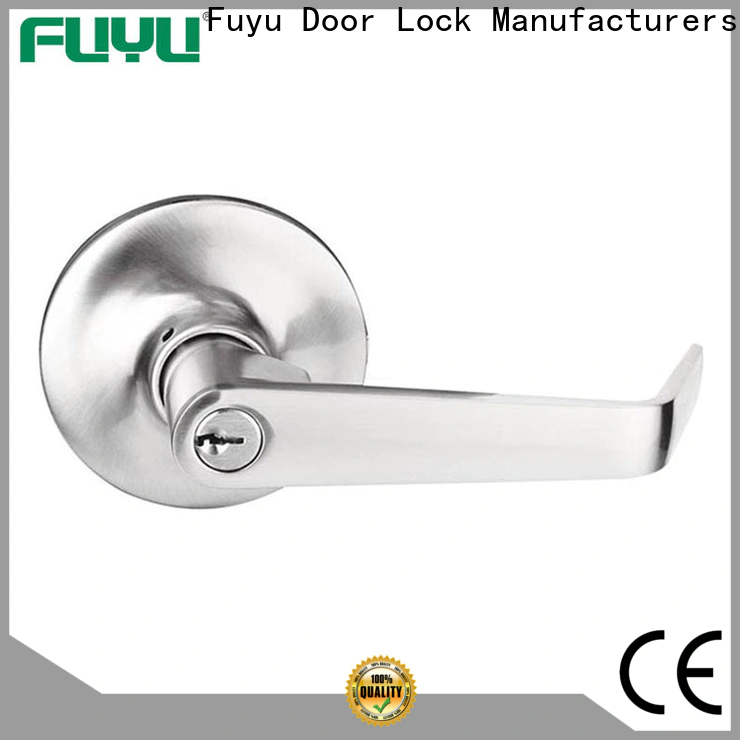 FUYU latest bathroom door handle with lock company for entry door