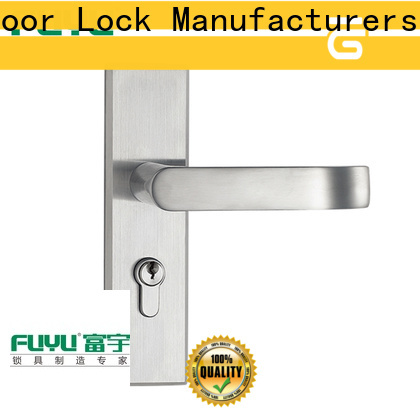 FUYU front door double locks company for mall