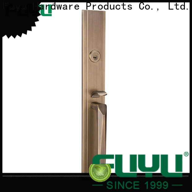 high security double door slide lock oem with latch for mall