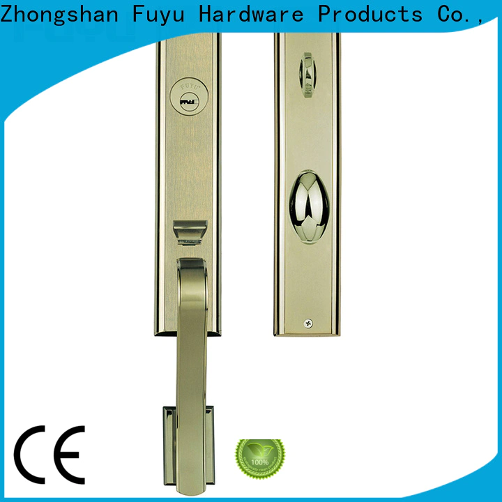 FUYU custom zinc alloy door lock wholesale with latch for shop