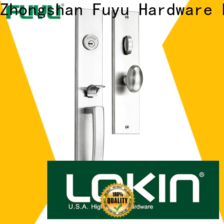FUYU french door lock sets manufacturers for wooden door