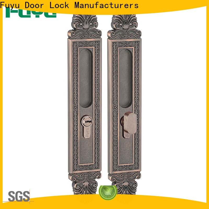 FUYU color custom zinc alloy door lock manufacturers for mall