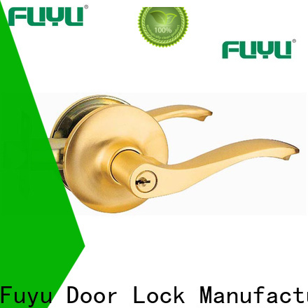 FUYU double cylinder lever lock for business for entry door
