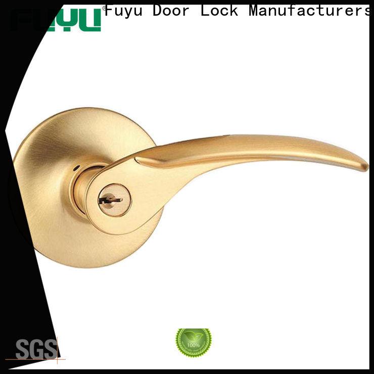 FUYU exterior french door security locks with international standard for toilet