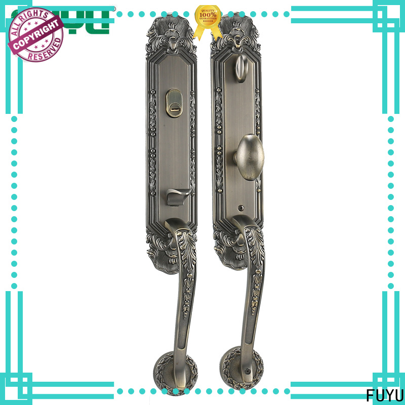 FUYU gate door handle lock factory for indoor