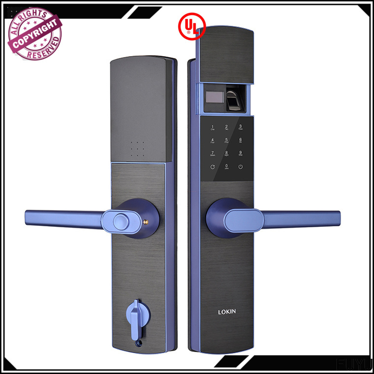 FUYU high security finger print door locks suppliers for entry door