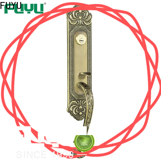 FUYU top double sided key lock with latch for indoor