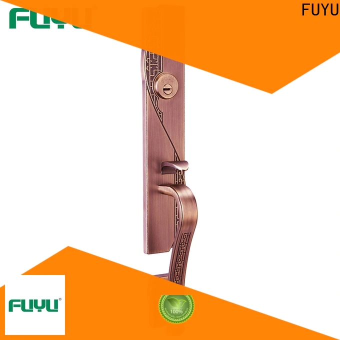 FUYU timber zinc alloy mortise door lock supply for entry door