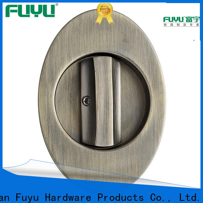 FUYU timber commercial security door locks factory for mall
