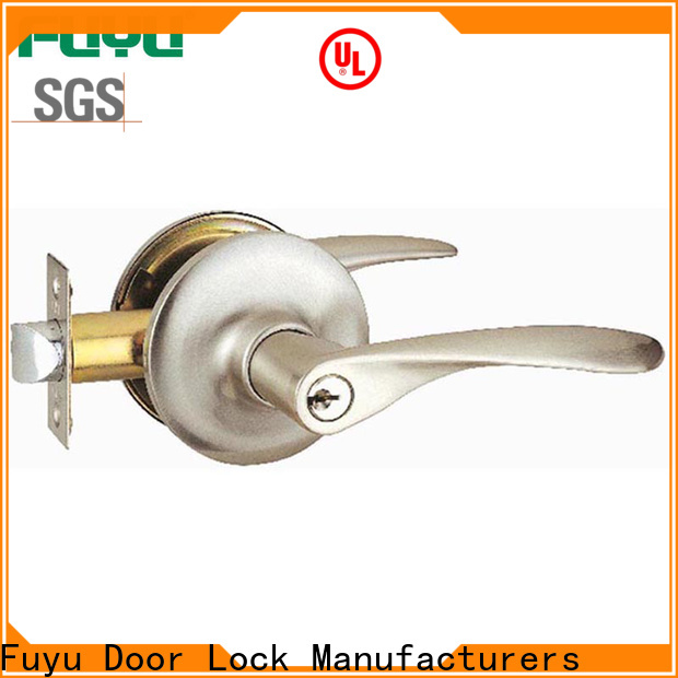 FUYU made best front door lock with latch for shop