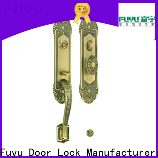 durable mechanical gate lock zinc with latch for wooden door