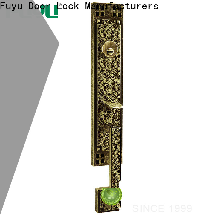 FUYU biometric exterior door lock manufacturers for entry door
