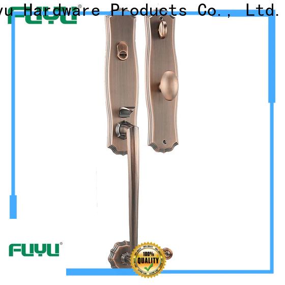 FUYU grip handle door lock company for mall