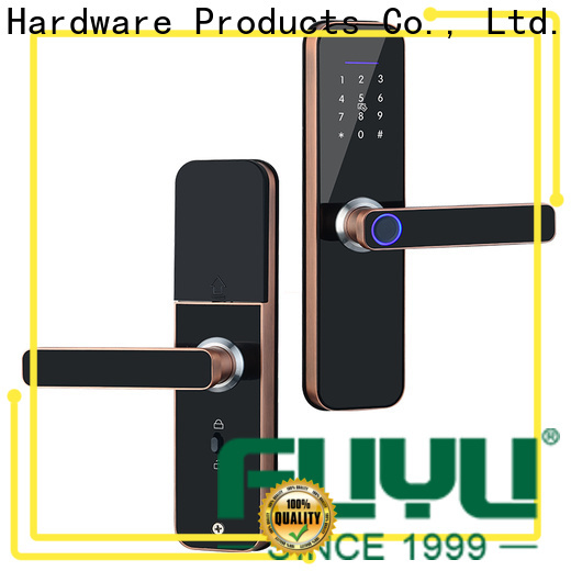 FUYU hotel electronic door lock system with latch for wooden door