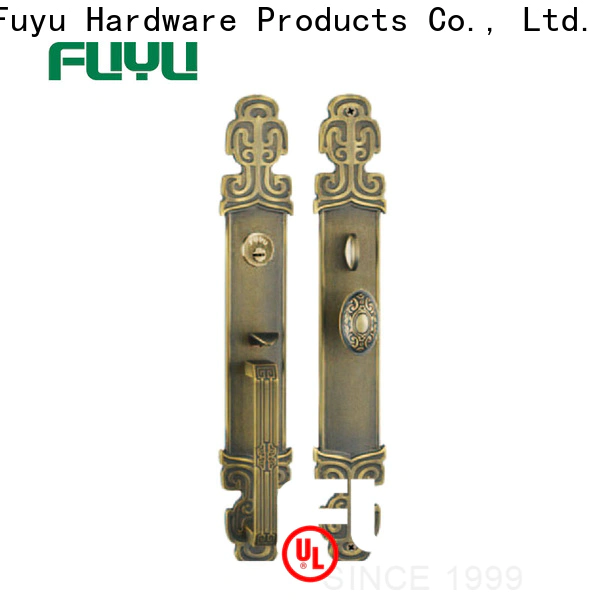 FUYU install home depot front door locksets in china for mall