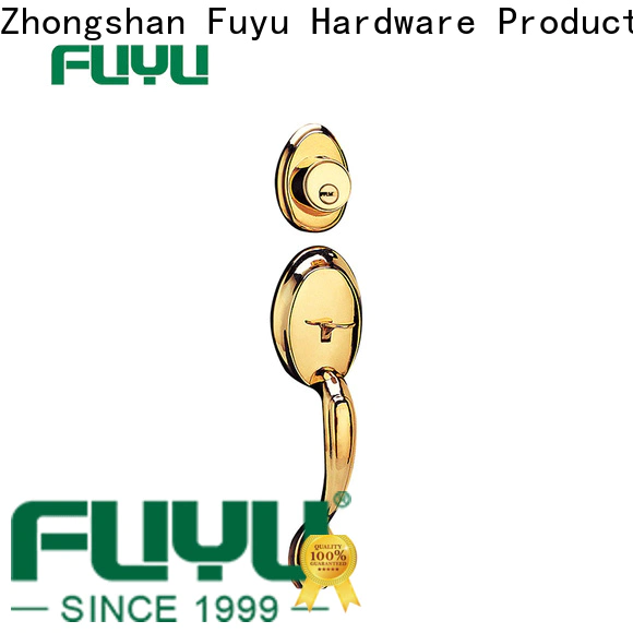FUYU fuyu anti-theft zinc alloy door lock with latch for entry door