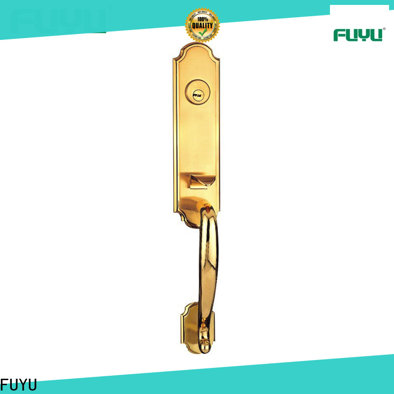 FUYU exterior install front door lock manufacturers for shop