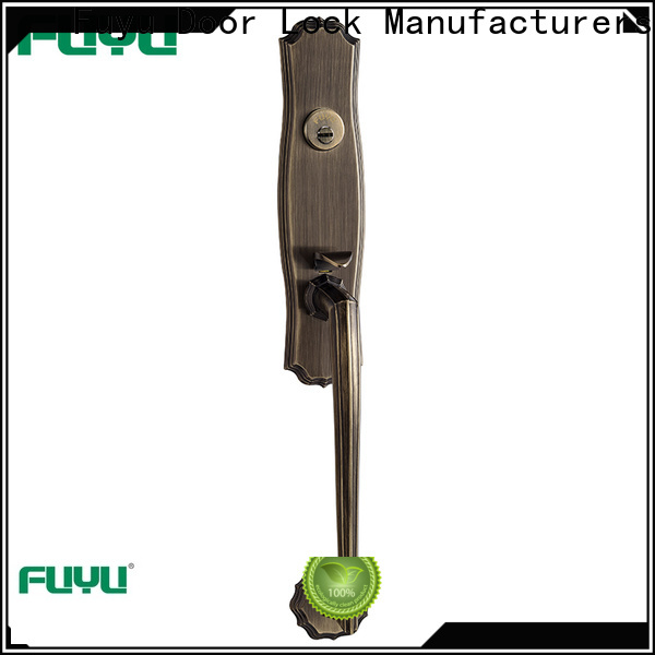 FUYU long zinc alloy door lock for wooden door with latch for indoor