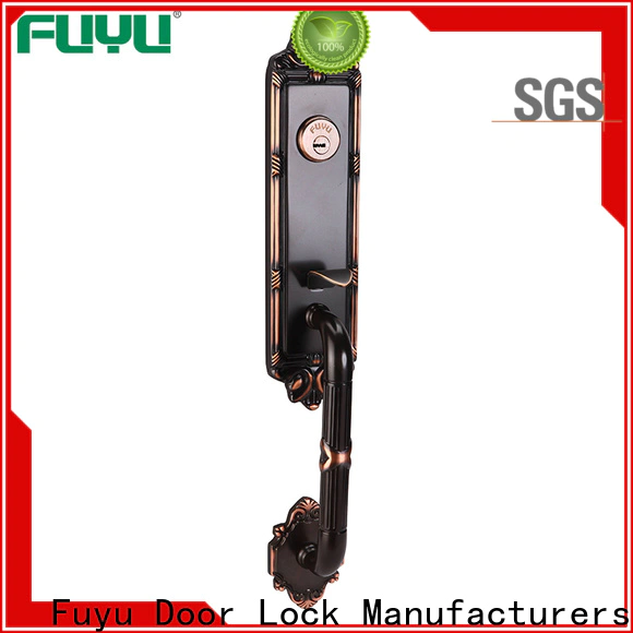 FUYU high-quality double door lockset with latch for mall