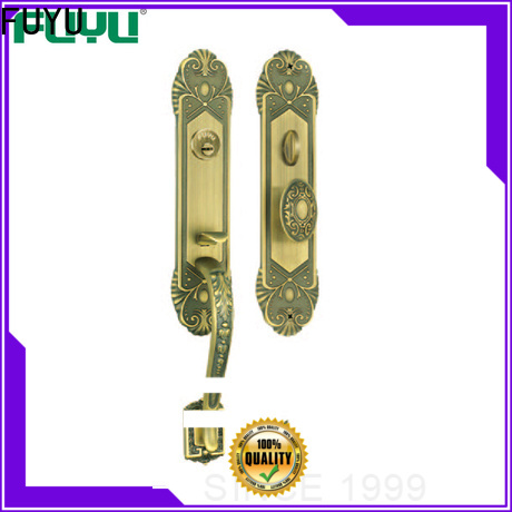 FUYU wholesale double entry door locksets for business for residential