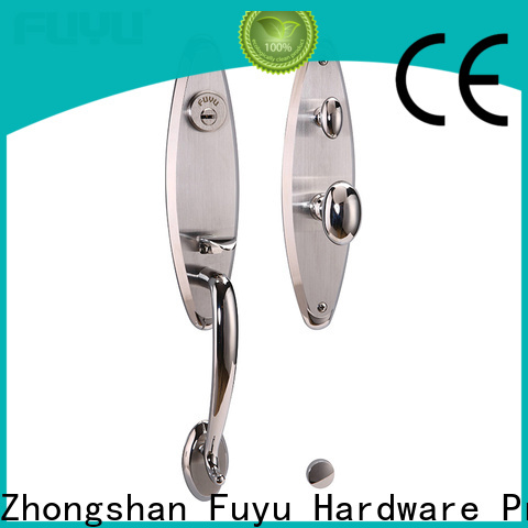 FUYU mortise double sliding door locks supply for mall