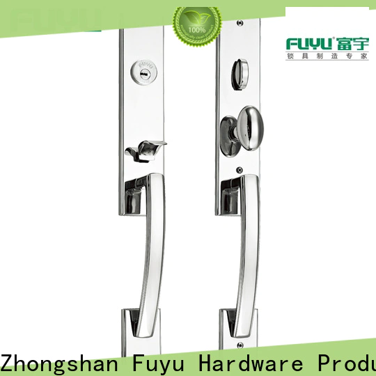 FUYU steel front gate locks company for shop