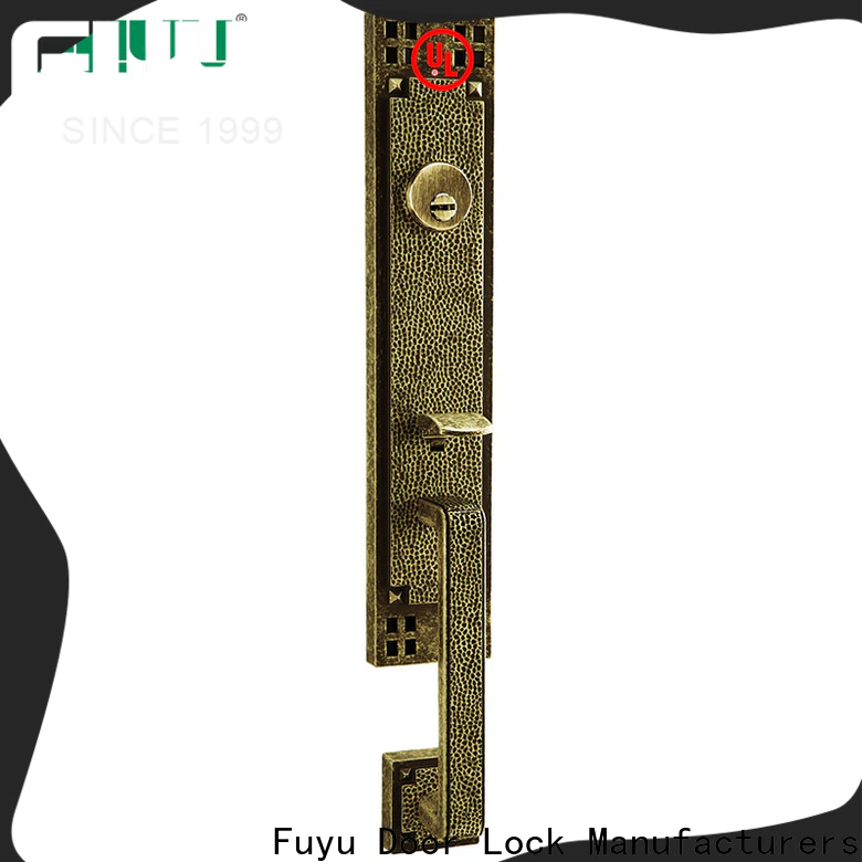FUYU double door entry locksets manufacturers for mall