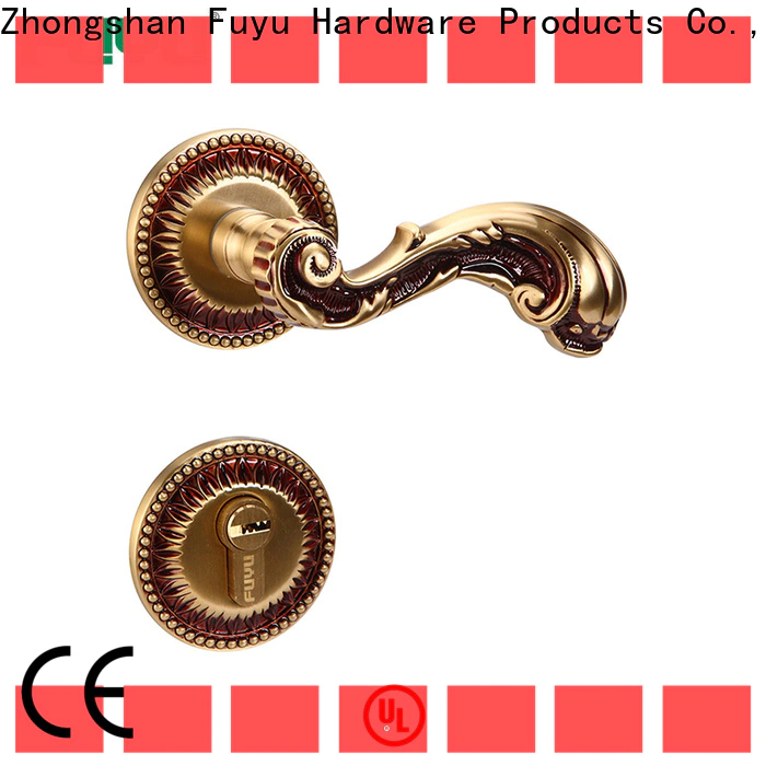FUYU lock handle best door lock set with latch for mall