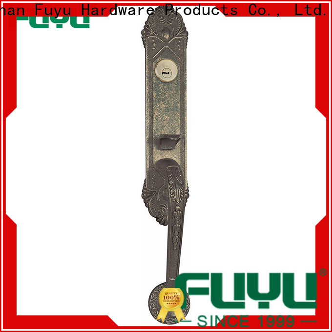fuyu zinc alloy door lock for metal door different on sale for entry door