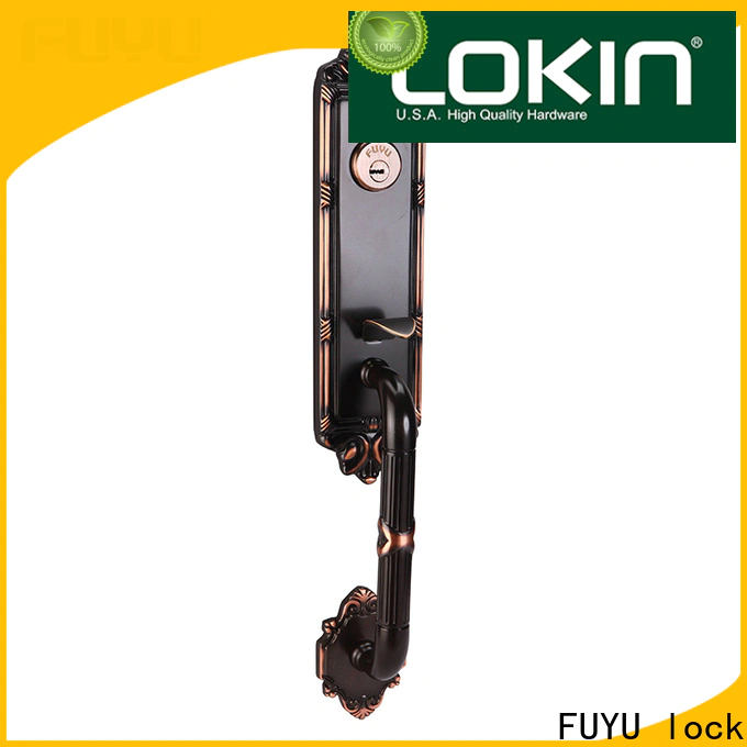 FUYU lock LOKIN brass entry door locksets suppliers for wooden door
