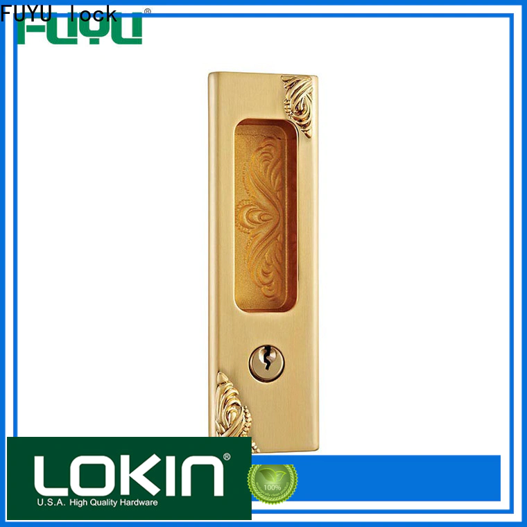 FUYU lock die zinc alloy handle door lock in china for indoor