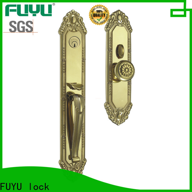 FUYU lock oem front door locks review with latch for wooden door