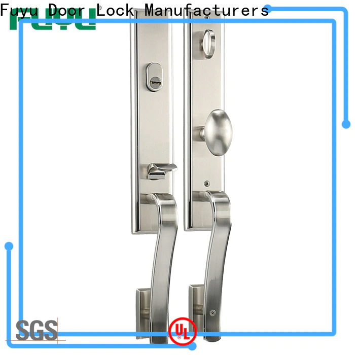 FUYU lock fittings zinc alloy mortise door lock with latch for mall