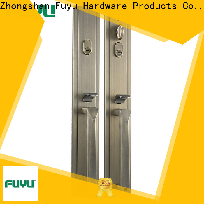 durable custom zinc alloy door lock front in china for shop