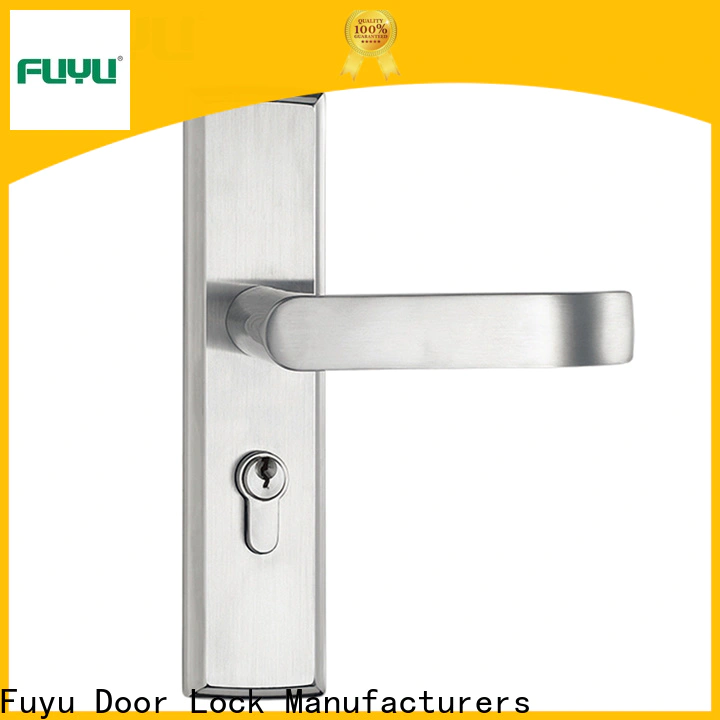 FUYU lock stainless lock cylinder with key in china for shop
