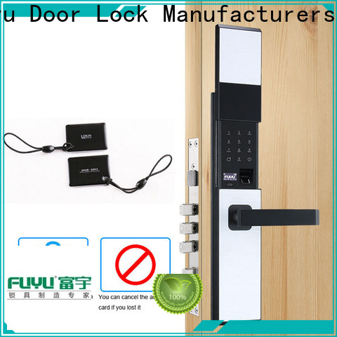 FUYU lock high security smart locks for apartment buildings factory for house