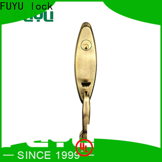 FUYU lock top wooden gate lock supply for mall