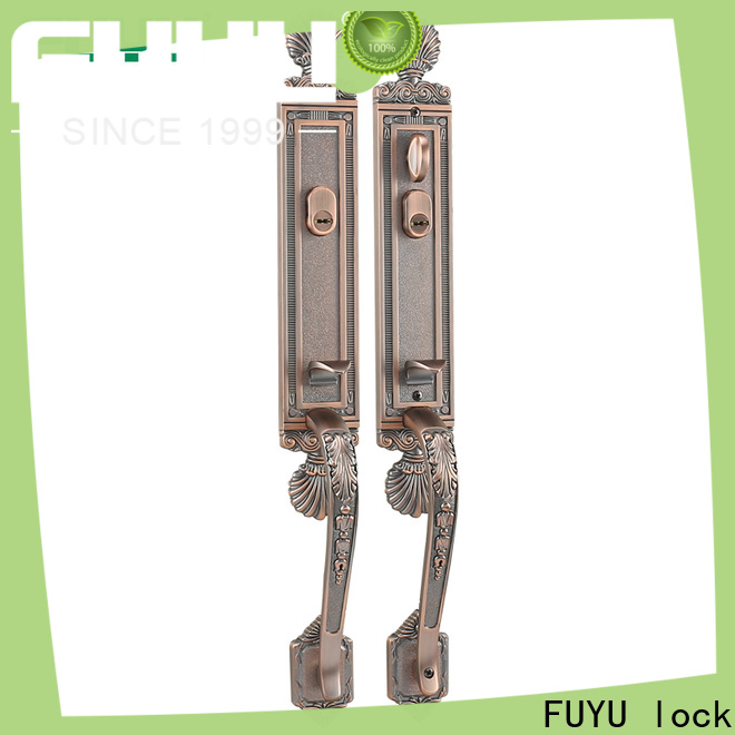 FUYU lock easy customized zinc alloy door lock in china for entry door
