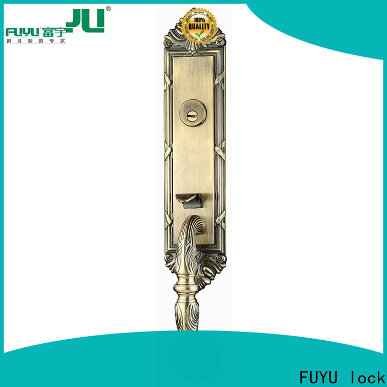 FUYU lock by zinc alloy mortise door lock manufacturers for entry door