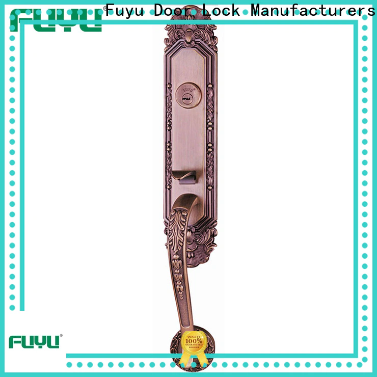 FUYU lock dubai door handle lock on sale for shop
