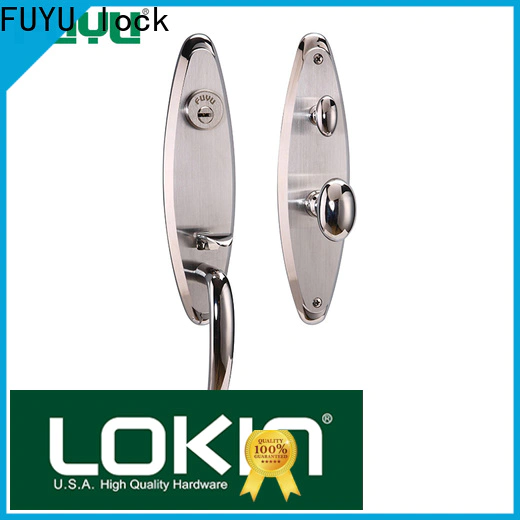 FUYU lock handle aluminium door lock for sale for mall
