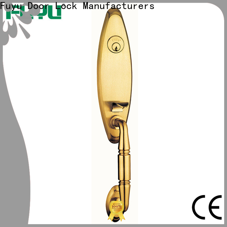 FUYU lock durable french doors locksets company for wooden door
