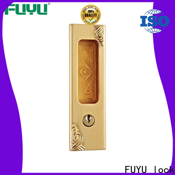 FUYU lock durable sliding door lock hardware factory for wooden door