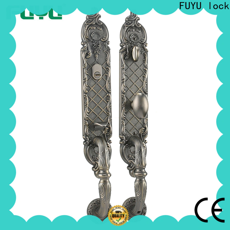 FUYU lock latest french door handles with locks factory for residential