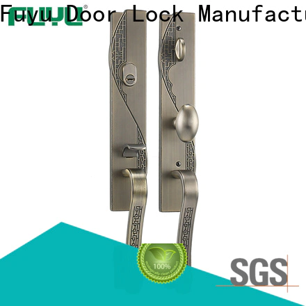 FUYU lock top two sided gate lock factory for mall