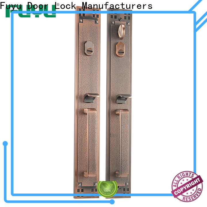 FUYU lock top french door lock sets manufacturers for shop